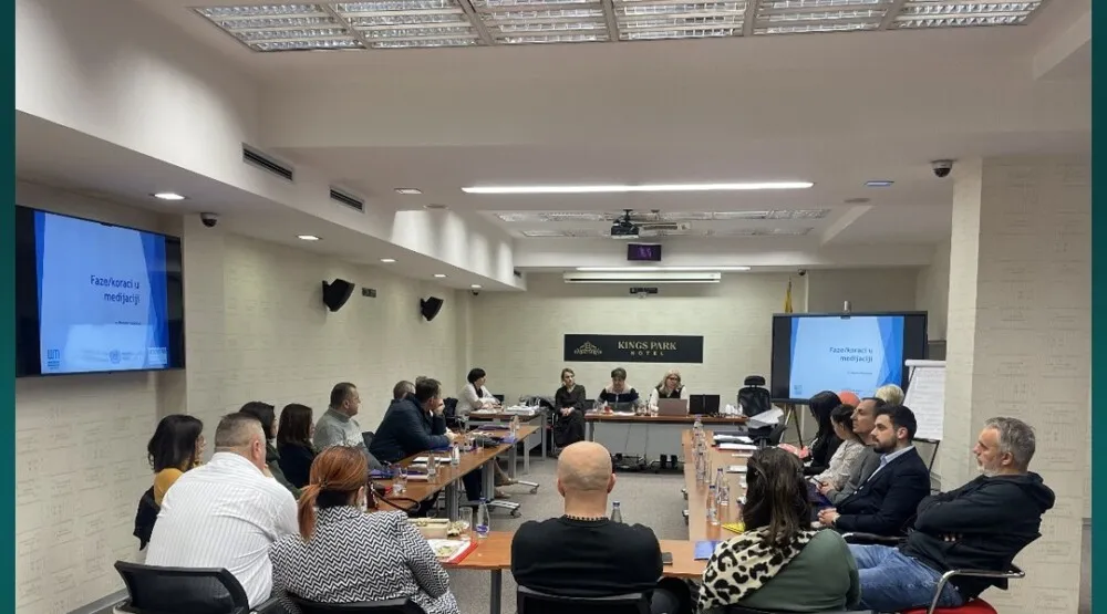 U Podgorici održan trening "Školska medijacija&ldquo; u cilju efikasnog rješavanja konflikata u školskom okruženju