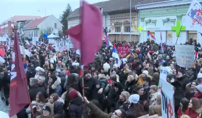 Studentski protest u Vr&scaron;cu, blokade i &scaron;etnje u vi&scaron;e gradova Srbije