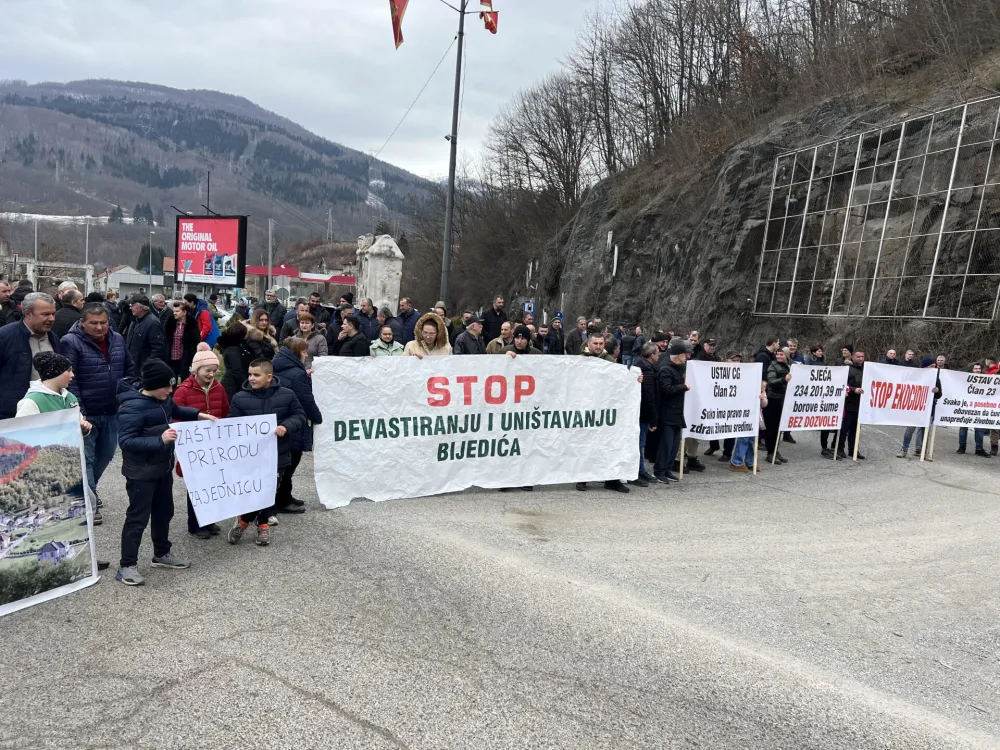 Mje&scaron;tani bjelopoljskih sela ponovili da neće dozvoliti otvaranje kamenoloma: Zanima ih kada će se tužila&scaron;tvo probuditi