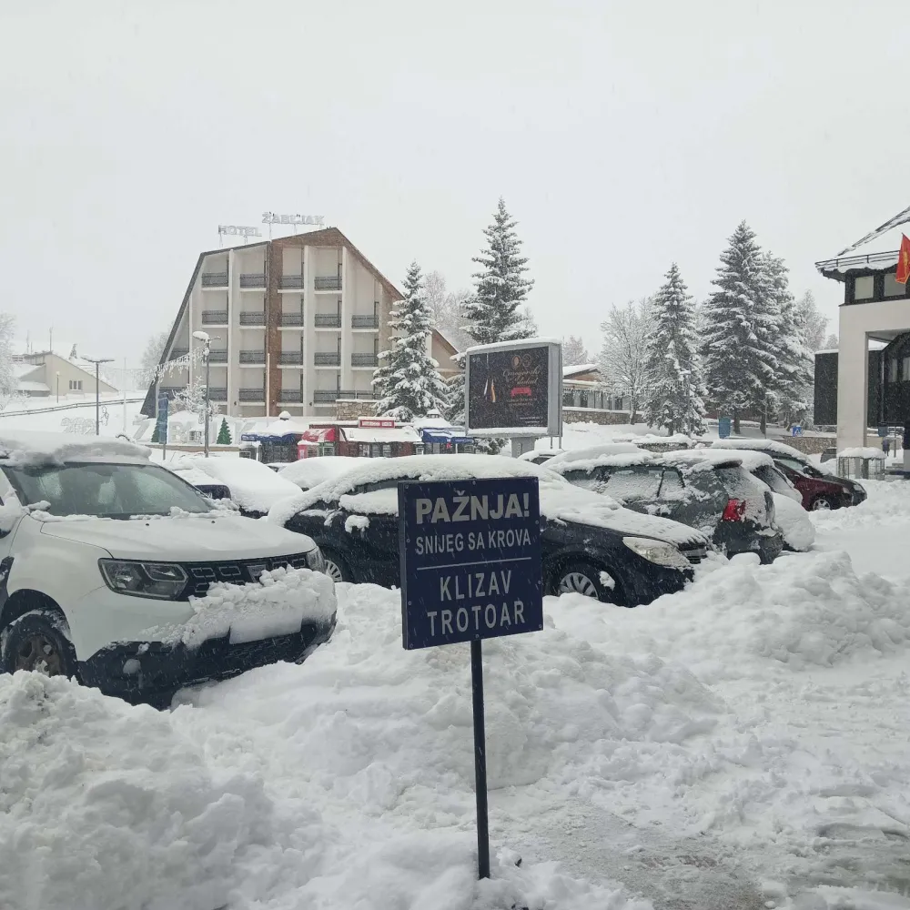Najvi&scaron;e snijega na Žabljaku, 18 centimetara