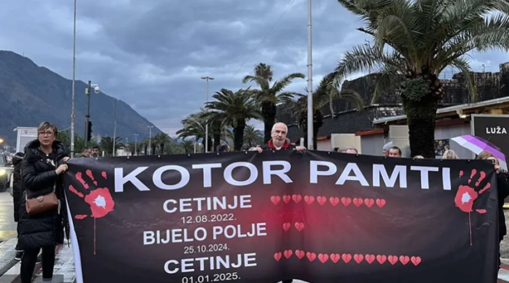 Kotorani blokarali saobraćaj u znak podr&scaron;ke studentima