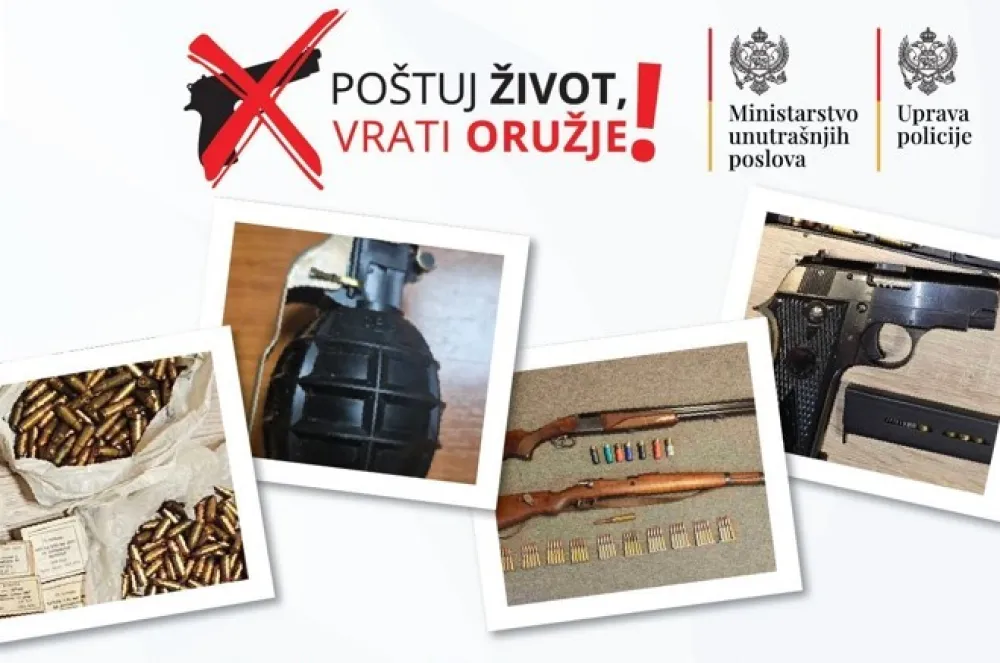 Građani u četvrtak predali 63 komada oružja