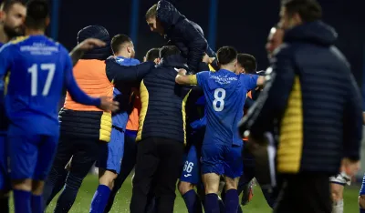 Slavlje Ulcinjana nakon pobjede nad Jezerom