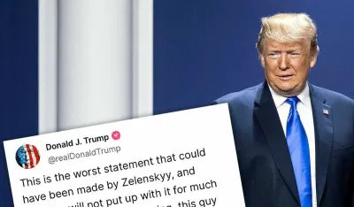 Tramp: Zelenski dao najgoru moguću izjavu, Amerika ovo vi&scaron;e neće tolerisati