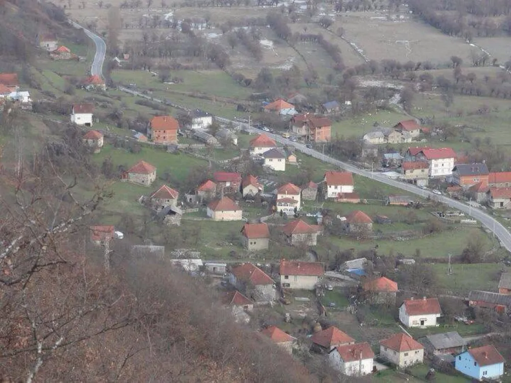 Село Мартиновиће у општини Гусиње