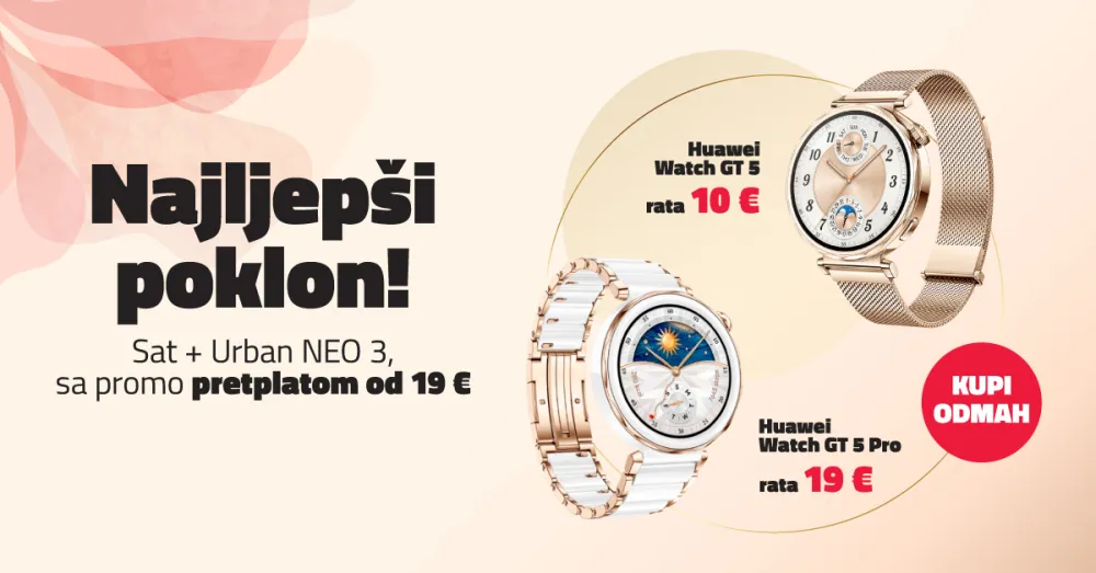 Veliki akcije i sniženja satova i telefona u MTEL-u: Najljep&scaron;i poklon dolazi od srca!