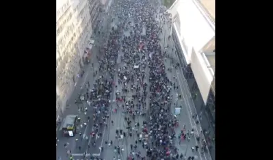 (VIDEO) Generalni &scaron;trajk u Srbiji: Studenti, profesori i građani na ulicama