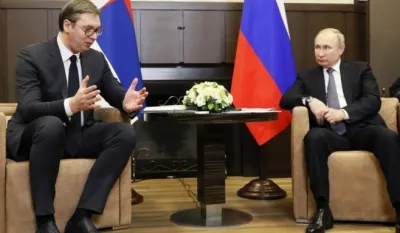 Putin poručio Vučiću: Nedopustivo spoljno mije&scaron;anje u unutra&scaron;nju političku situaciju u Srbiji