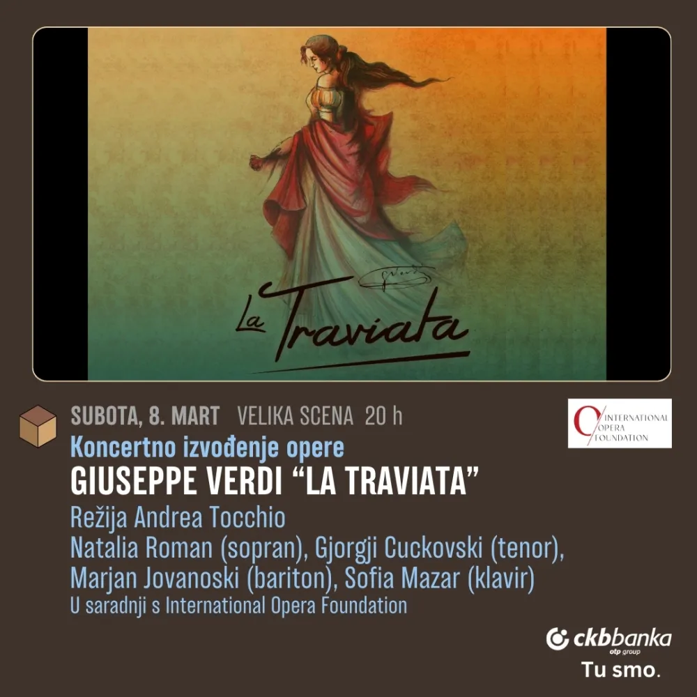 Na sceni nacionalnog teatra "Travijata"