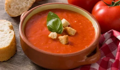 Paradajz čorba s kus-kusom