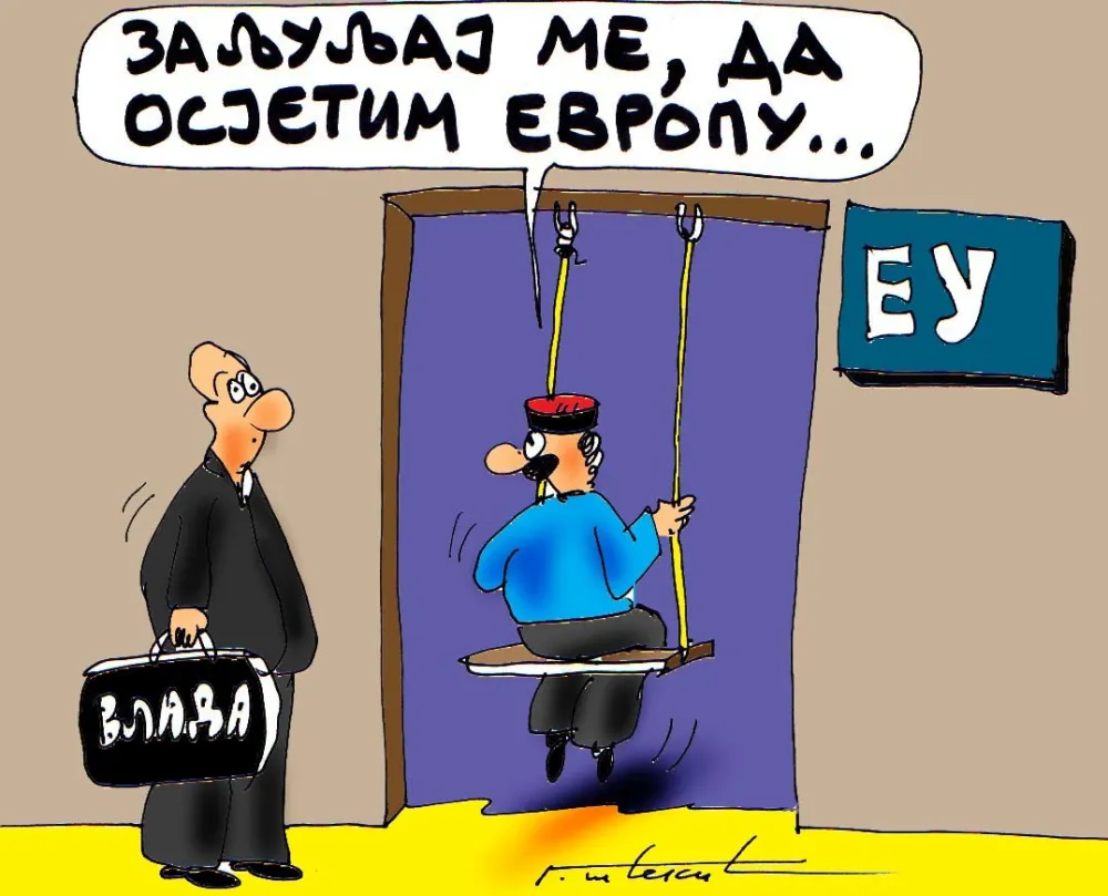 Goran &Scaron;ćekić karikatura Dana