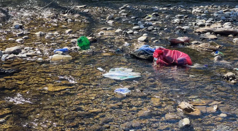 (VIDEO) Ribnicom "teku" fla&scaron;e, knjige, a ima i tepiha