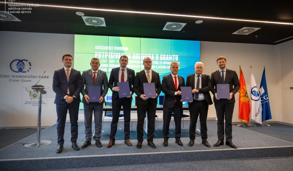 Potpisani EU grant ugovori o unapređenju sistema za upravljanje otpadnim vodama i vodosnabdijevanjem u Kola&scaron;inu, Rožajama i Mojkovcu