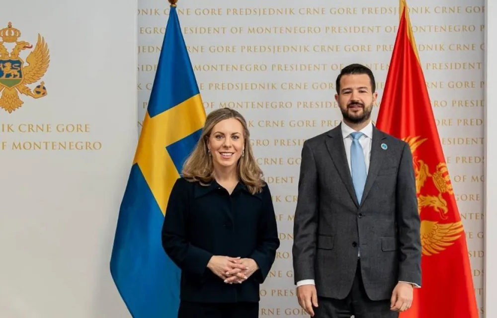 Milatović: Crna Gora cijeni kontinuiranu podr&scaron;ku &Scaron;vedske evropskom procesu