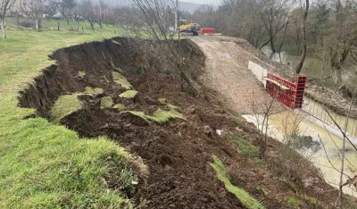 Sanacia&nbsp;&nbsp;klizi&scaron;ta na Pričelju: Radiće jo&scaron; jedan potporni zid