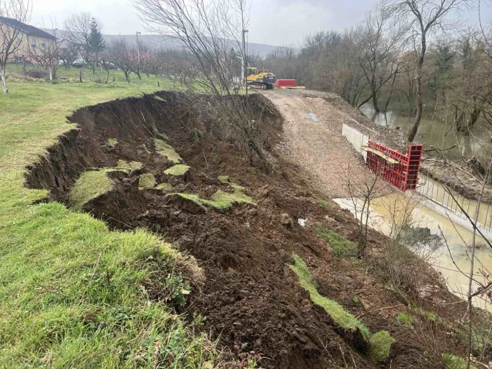 Sanacia&nbsp;&nbsp;klizi&scaron;ta na Pričelju: Radiće jo&scaron; jedan potporni zid