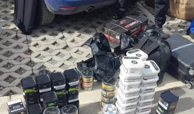 FOTO: Uprava policije CG/ oduzeti duvanski proizvodi