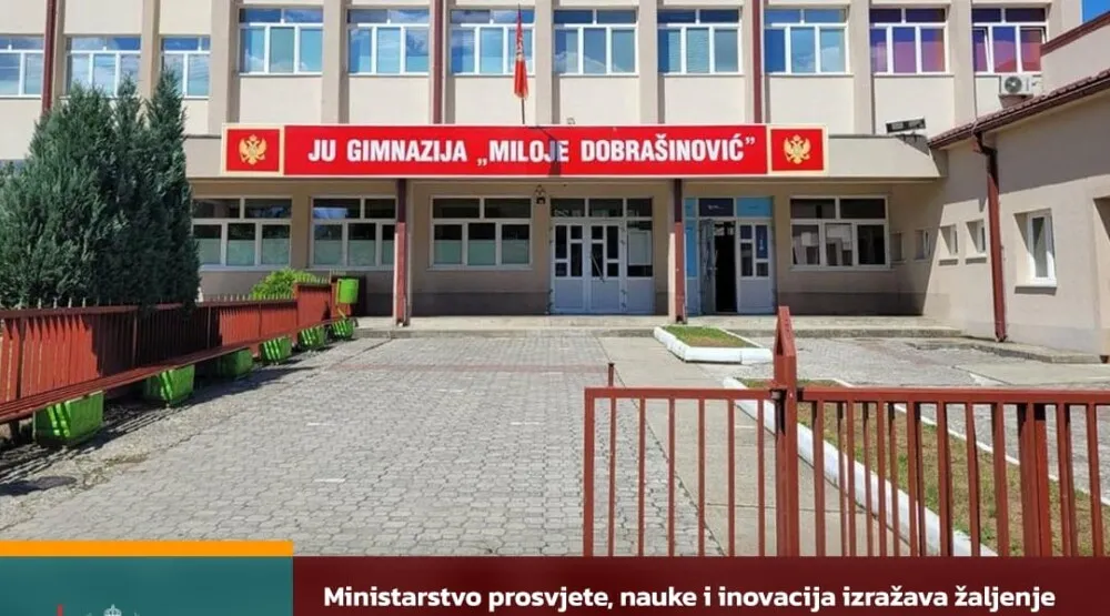 Đaci bjelopoljske gimnazije podržali profesora kojem ne dozvoljavaju da predaje Dio učenika 