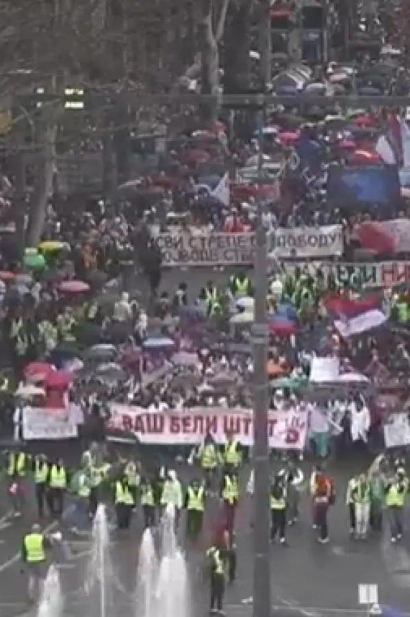 Jadranka Kosor o protestu u Beogradu: Svako ko je bio vlast&nbsp;zna da pred rijekom snage mora ustuknuti