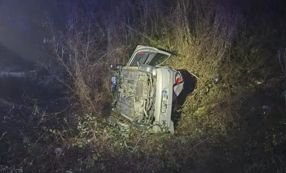 Obzovica: Vozilo sletjelon s puta, povrijeđena jedna osoba