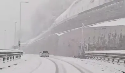 (VIDEO) Snijeg na Jelovici visine &scaron;est milimetara