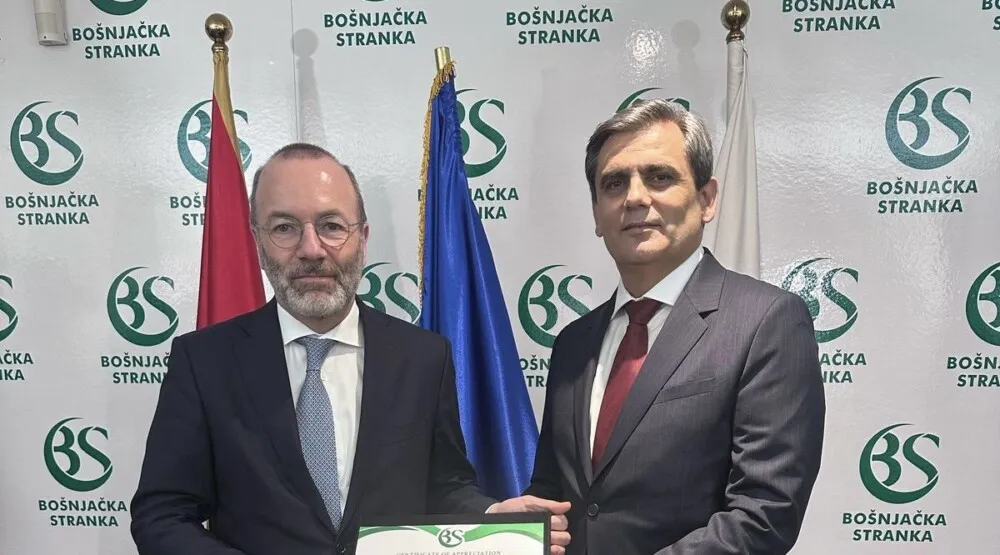 Ibrahimović sa Veberom razgovarao o trenutnim političkim de&scaron;avanjima u Crnoj Gori i na Zapadnom Balkanu