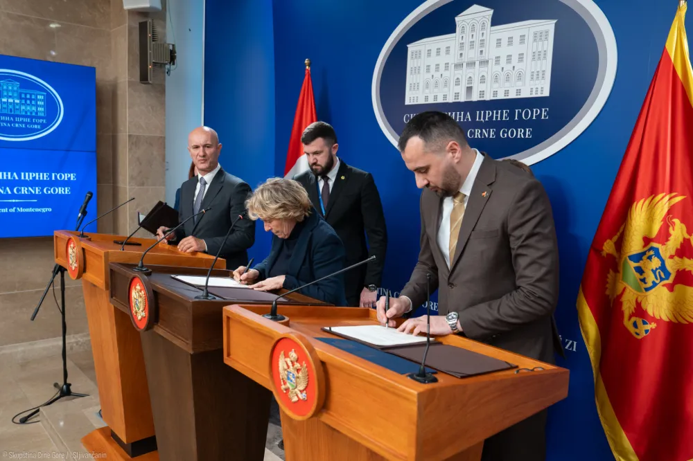 Jačanje bilateralne saradnje Crne Gore i Italije &ndash; potpisan Protokol o razumijevanju o parlamentarnoj saradnji