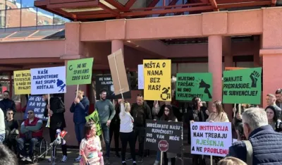 Protest organizacija koje se bore za prava OSI: Traže povlačenje Nacrta zakona i prijem kod Ni&scaron;ić