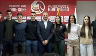 Стипендисти са предсједником ОСЦГ