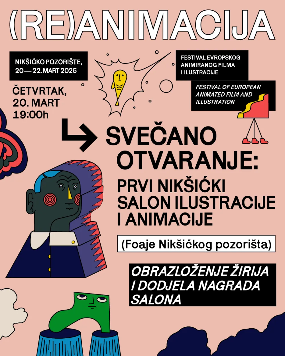 Plakat kojim se najavljuje večera&scaron;nje svečano otvaranje