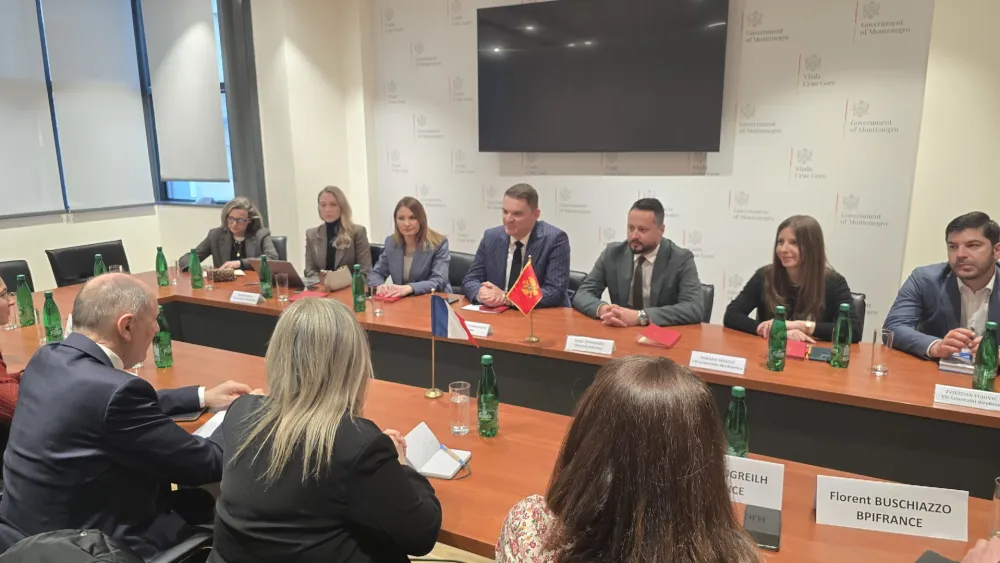 &Scaron;ahmanović: Francuska i Crna Gora imaju odlične političke odnose, postoji mnogo prostora za produbljivanje privredne saradnje