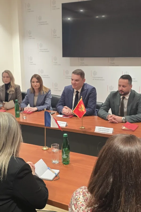 &Scaron;ahmanović: Francuska i Crna Gora imaju odlične političke odnose, postoji mnogo prostora za produbljivanje privredne saradnje