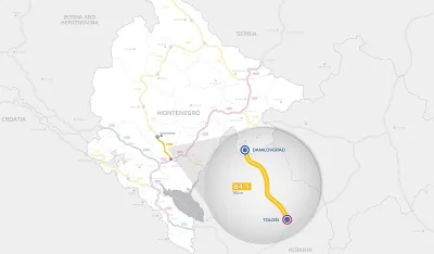 Otvoren postupak javne nabavke za izradu idejnog rje&scaron;enja brze saobraćajnice Podgorica-Danilovgrad