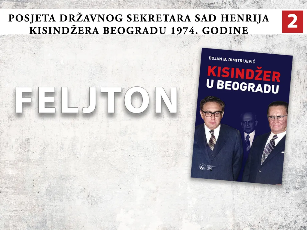 Posjeta državnog sekretara SAD Henrija Kisindžera Beogradu 1974. godine (2): Nijesu htjeli razgovor preko Moskve