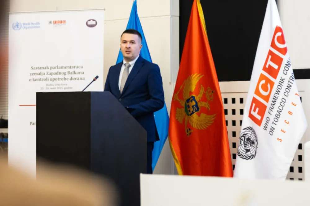 Pejović: Cilj beskompromisna borba protiv epidemije upotrebe duvana