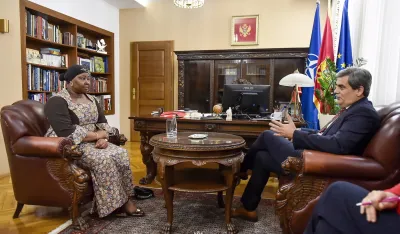 Ibrahimović sa novoimenovanim ambasadorima Letonije i Obale Slonovače