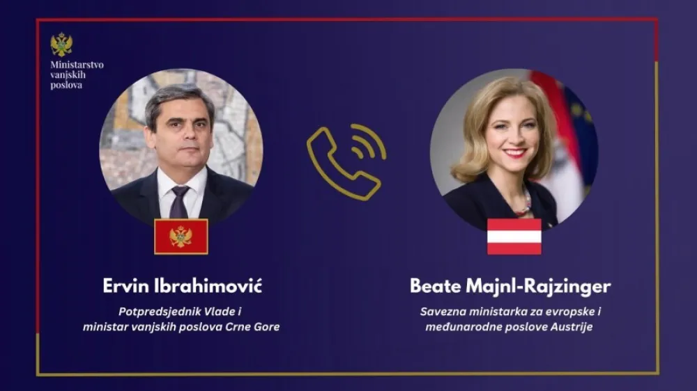 Majnl-Rajzinger: Austrija vidi Crnu Goru kao sljedeću članicu EU