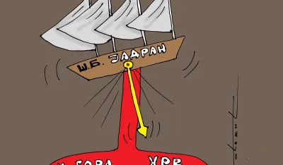 Goran &Scaron;ćekić karikatura Dana