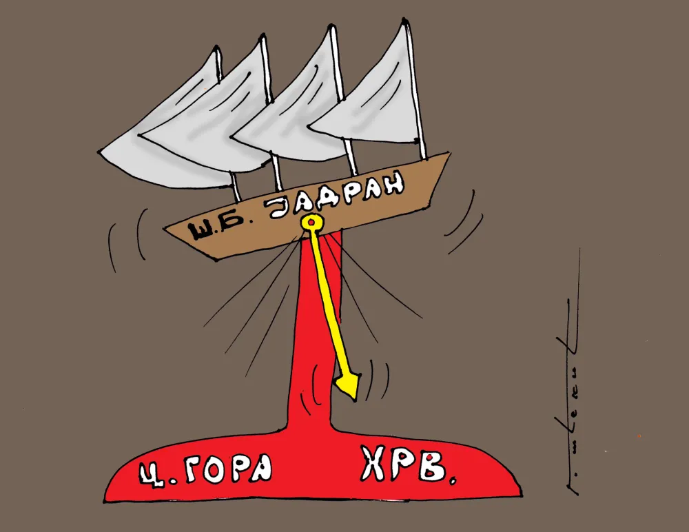 Goran &Scaron;ćekić karikatura Dana