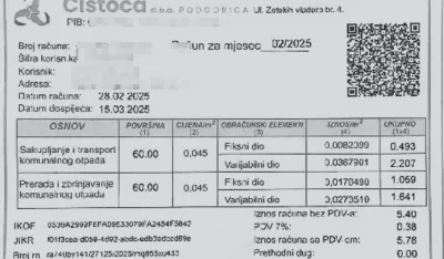 Ustavni sud&nbsp;neće ispitivati ustavnost cjenovnika &bdquo;Čistoće&rdquo;