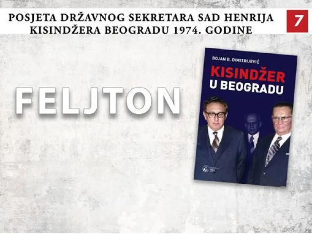 Posjeta državnog sekretara sad Henrija Kisindžera Beogradu 1974. godine (7)​: Različito viđenje bliskoistočne krize