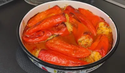 Posne punjene paprike