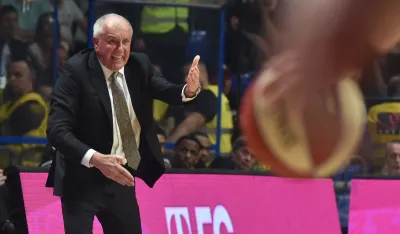 Zeljko Obradovic, utakmica Buducnost Partizan