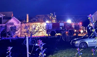 Nik&scaron;ić: Požar na krovu stambenog objekta