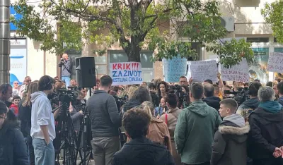 Protest porodica djece sa autizmom