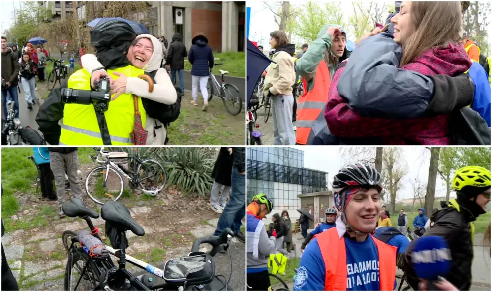 STudenti biciklima krenuli za Strazbur