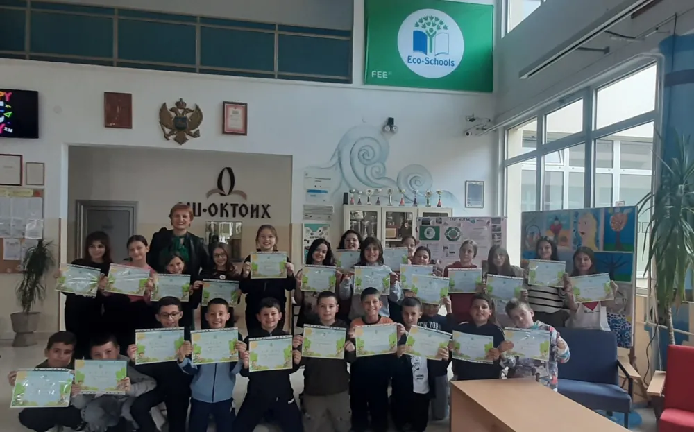 U O&Scaron; &bdquo;Oktoih&ldquo; zavr&scaron;ena akcija eko sekcije: Pobjedničko odjeljenje skupilo 115 kila ambalaže