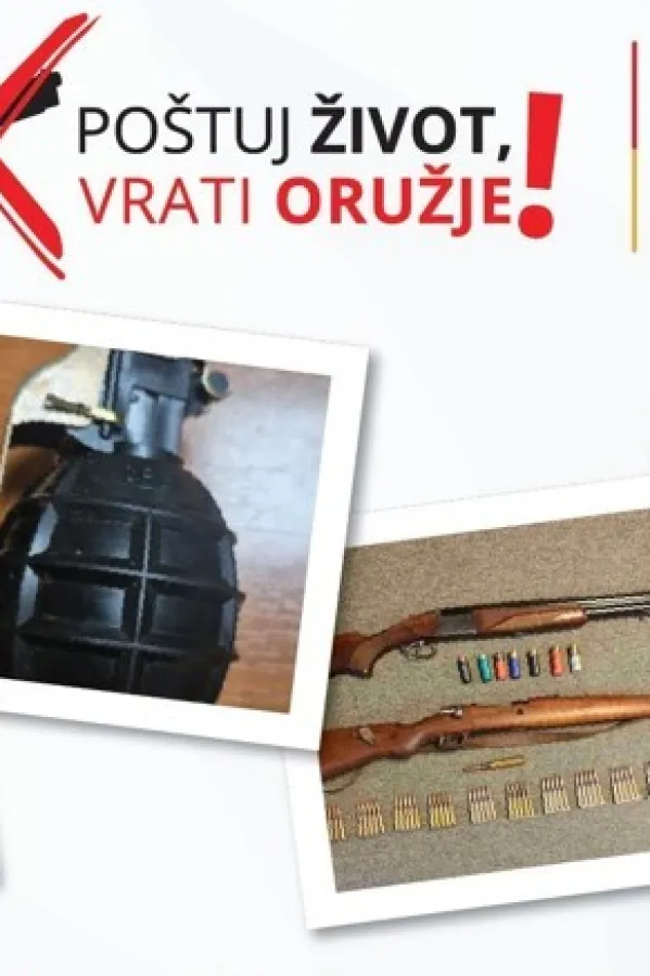 UP: U prethodnih sedam dana vraćen 31 komad oružja, 599 komada municije i pet ručnih bombi