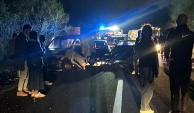 Udes na putu Podgorica Cetinje