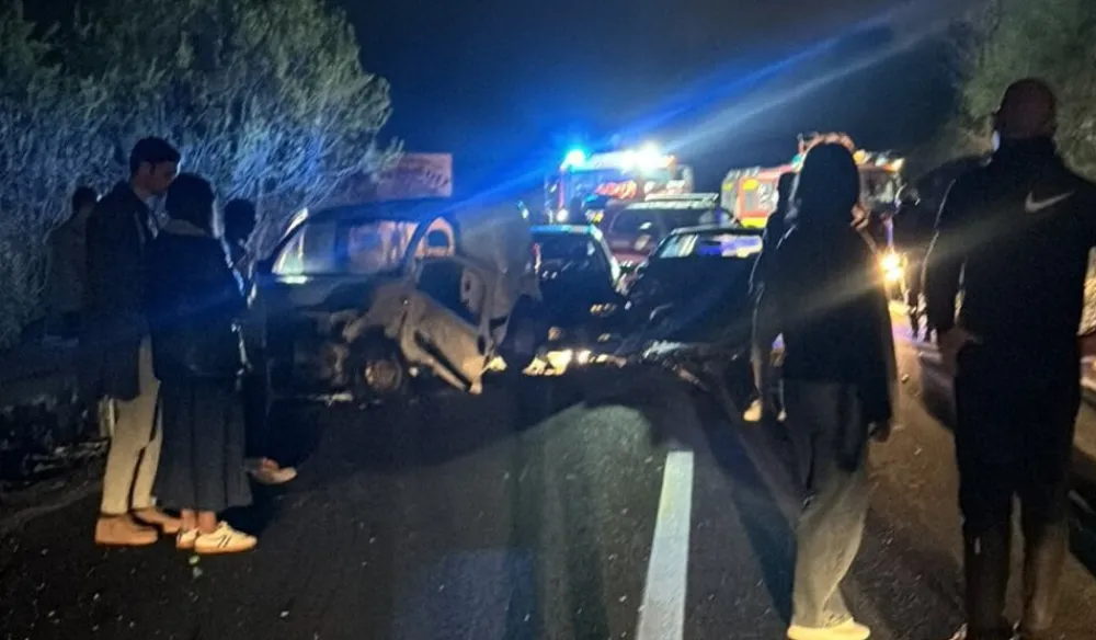 Udes na putu Podgorica Cetinje